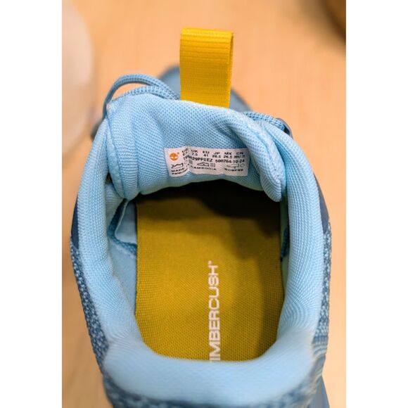 Timberland Medium Blue Knit Motion Access Low Lace-Up Sneakers Women's 9.5 NWOT - Picture 11 of 14